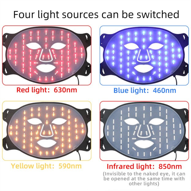 Haylux Rechargeable Silicone LED Face Mask